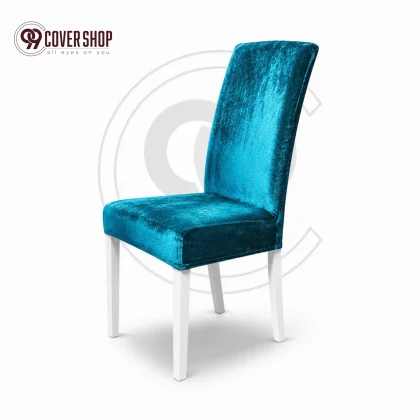 Sea Green - Premium Velvet Dining Chair Cover