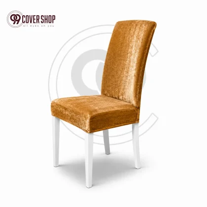 Golden - Premium Velvet Dining Chair Cover