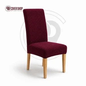 Maroon Colour | Honeycomb Chair Cover
