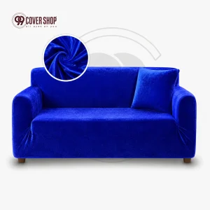 Navy Blue - Velvet Sofa Cover | Premium China Imported Fabric