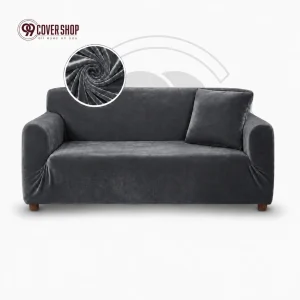Grey- Velvet Sofa Cover | Premium China Imported Fabric