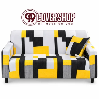Multicolor Shape Print Sofa Cover Like Simple & Modern | 990117