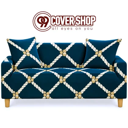 Rope Shape Design Print Sofa Cover Look Modern | 990126