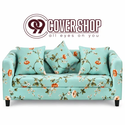 Poppy Floral Design Print Sofa Cover Look Simple | 990141