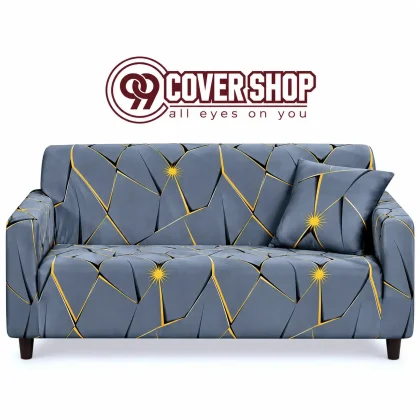 Sun Shape Design Print Sofa Cover Look Modern | 990128