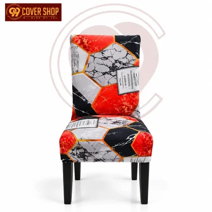 Marble Pattern Printed Spandex Chair Cover । 990010
