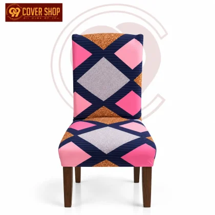 Golden design Printed Spandex Chair Cover । 99006